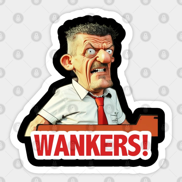 Guenther Steiner unhappy Sticker by throwback